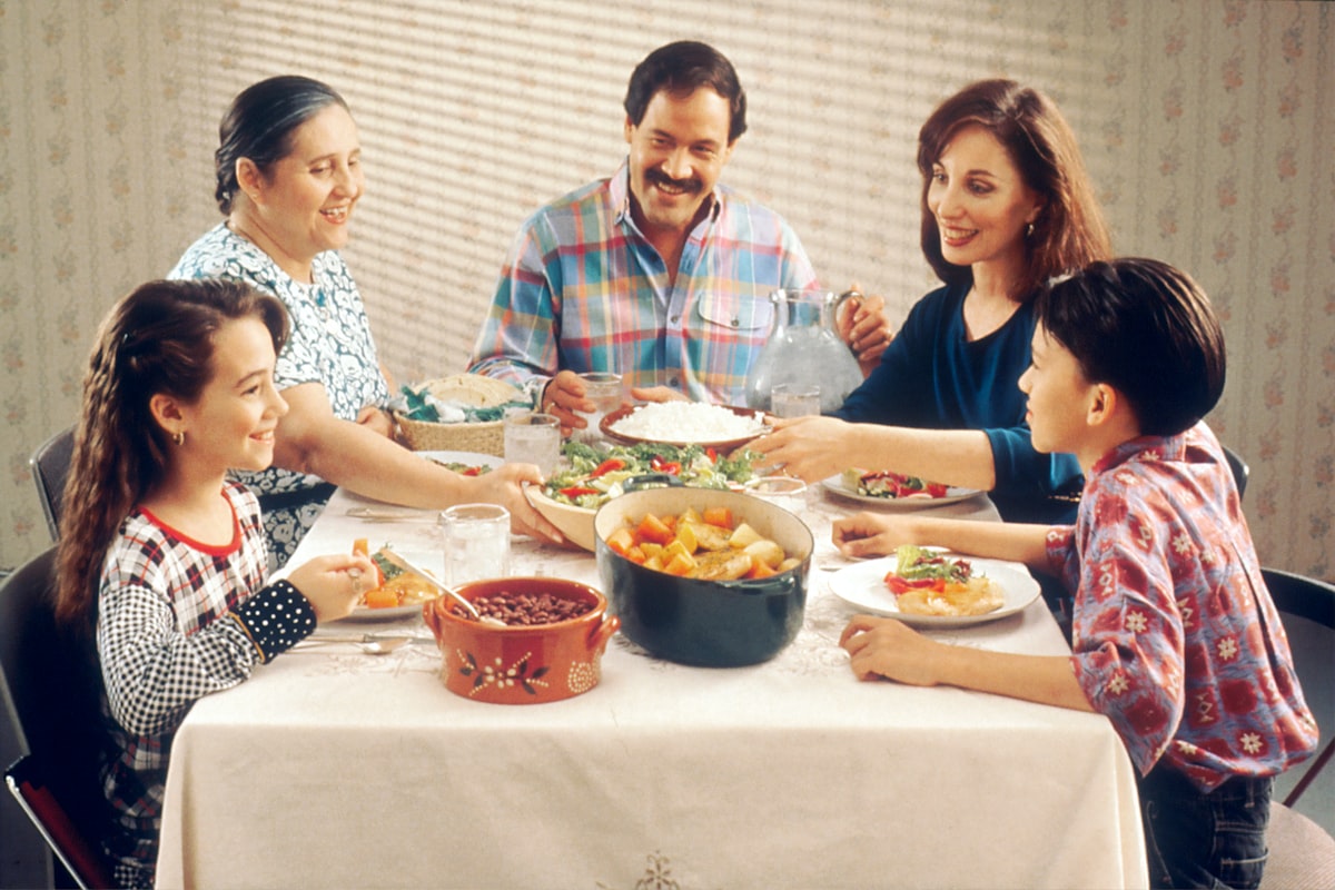 Community gathered around nutrition education